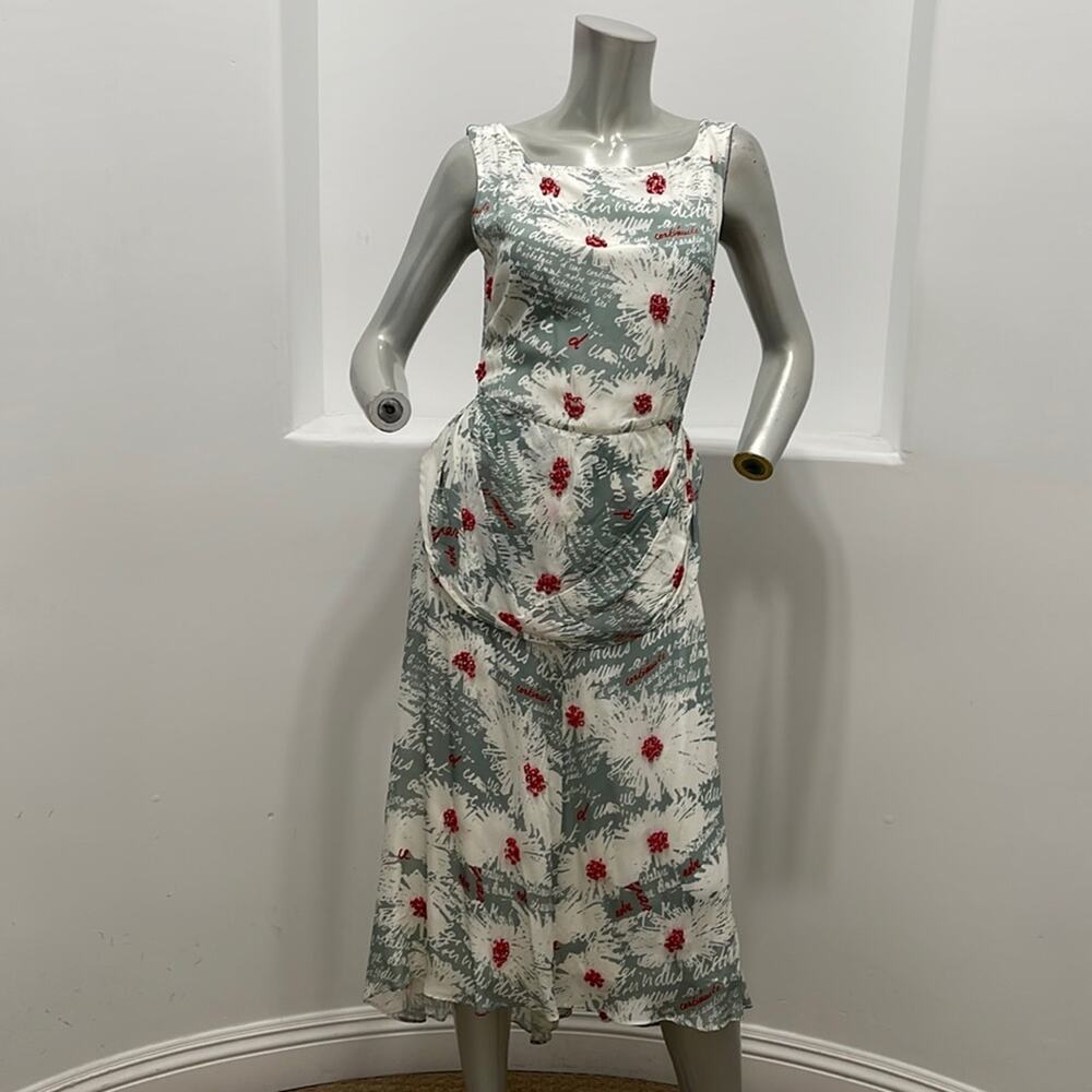 KOROVILAS  “ISADORA” Dress  Beads embellished Size 6 NWOT